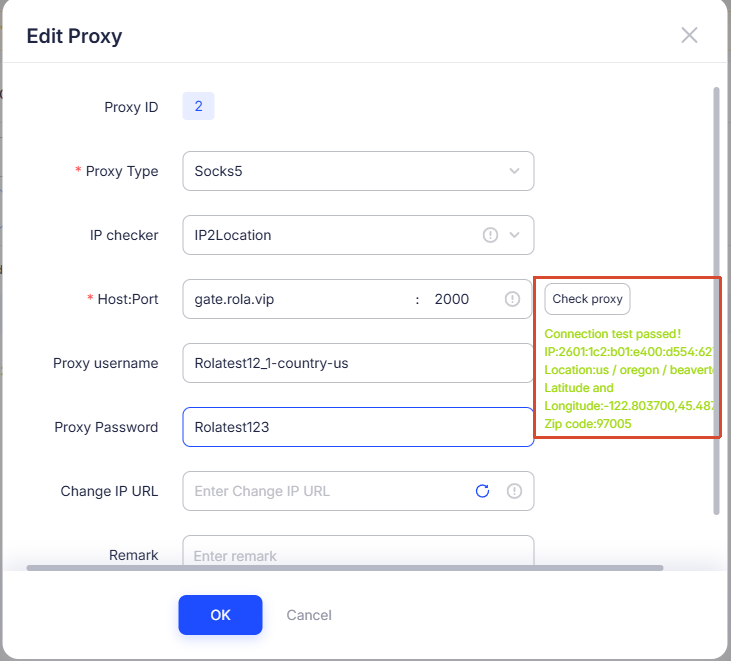 Check Proxy